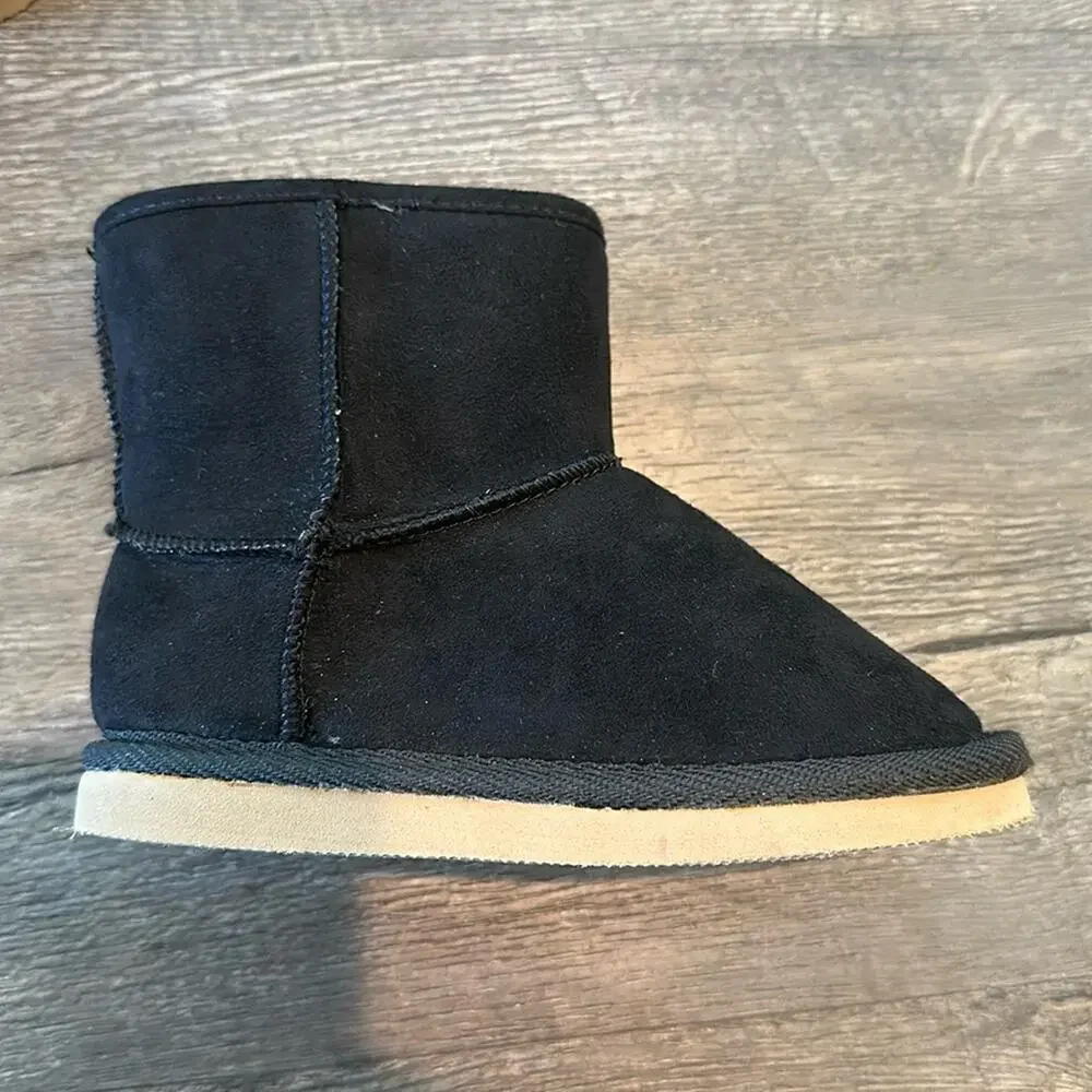 Old Navy‎ Toddler Girl's 8 Faux Suede Black Boots